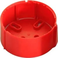 Marchio: NOTIFIER. Articolo: B501RF-RR. Base per sirena Wireless serie AGILE di colore rosso. Diametro esterno 107 mm. Altezza 32 mm. Peso 48gr.