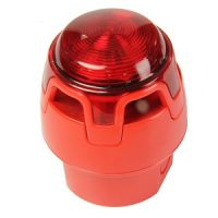 Marchio: NOTIFIER. Articolo: CWSS-RB-W7 (SI 99). Sirena convenzionale rossa con lampeggiante LED rosso, completa di base IP 65. Ideale per applicazioni dove viene richiesta una duplice segnalazione di allarme. Le nuove sirene sono state progettate con un nuovo design che include: una tromba ripiegata, un led ad alte prestazioni, un’ottica avanzata e un’innovativa lente. Queste caratteristiche consentono al dispositivo di avere un’ottima qualità sonora, una straordinaria copertura omni-direzionale della luce e un bassissimo impatto sui consumi di corrente, garantendo qualità affidabilità e una lunga durata. Certificata CPR in conformità alla EN 54-3.