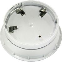 Marchio: NOTIFIER. Articolo: NFXI-BS-W (SI 90). BSO-PP-I02 - Base di colore bianco con sirena elettronica indirizzabile. Alimentata dal loop di comunicazione. Indirizzabile a mezzo di selettori rotanti. Potenza acustica di 97 dB massimo a 1 metro con trentadue diverse tonalità e tre livelli sonori. Dotato di isolatore di corto circuito. Certificata CPR in accordo alla EN 54-3 ed EN 54-17. Alimentazione da loop 15-32Vcc. Corrente a riposo di 225 microA con isolatore e di 10,5mA a volume massimo. Temperatura di funzionamento da -25°C a +70°C. Umidità relativa sino a 95%. Grado di protezione IP 24, IP 44 o IP 65 in funzione del supporto utilizzato.