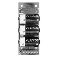 Marchio: AJAX. Articolo: TRANSMITTER. TransmitterModulo trasmettitore universale a lunga autonomiaPRESTAZIONIIl trasmettitore consente di collegare rivelatori con una uscita cablata al sistema di sicurezza Ajax.CARATTERISTICHE TECNICHEUtilizzo: in internoPotenza segnale radio: 25mWProtocollo di comunicazione Jeweller 868MHzDistanza max. fra dispositivo e unità centrale: fino a 1.600 metri (in area libera)Numero massimo di dispositivi collegabili: 1Protezione antimanomissione: disponibile con accelerometroMonitoraggio prestazioni del trasmettitore: SìCronologia di allarmi ed eventi di servizio: SìIngresso allarme: 1Ingresso tamper: 1Tipo di alimentazione: connettori +/-Alimentazione: 3VTemperatura di funzionamento: da -25°С a +50°СUmidità di funzionamento: fino a 75%Dimensioni: mm 100 x 39 x 22