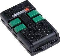 Marchio: CARDIN. Articolo: TRS476400. Telecomando Cardin TRS476400 frequenza 433 dip-switch 4 canali. Dimensioni: 40x75x19. - Programmazione da ricevitore – Telecomando-Telecomando. - Batteria e manuale di programmazione in dotazione. Contenitore in materiale plastico antiurto. Alimentazione con batteria tipo 23A da 12V.