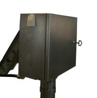 Marchio: CIAS. Articolo: IB-SOLARBOX. Scatola completa di supporto pannello solare, regolatore e supporto per palo da 100mm