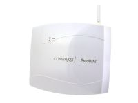 Marchio: COMBIVOX. Articolo: PICOLINK. Interfaccia cellulare GSM che sostituisce la linea telefonica urbana. Se collegato ad un apparecchio telefonico(PABX analogico, telefono analogico etc.), consente di effettuare e ricevere chiamate attraverso larete GSM (non adatto a segnalazioni FSK, tipo modem e/o FAX).Può essere utilizzato nei sistemi di sicurezza abbinato a combinatori telefonici e/o centrali di allarmedotate di comunicatore PSTN. Funzioni GSM avanzate: verifica continua del credito residuo sulla schedaSIM abbinata (se di tipo prepagata) con l’invio di una segnalazione SMS di scarso credito residuo ad unnumero programmato, verifica data di scadenza SIM con segnalazione SMS di avviso ad un numero programmato;aggiornamento automatico della data di scadenza della scheda SIM nel caso in cui è rilevatoun credito residuo superiore a quella precedentemente memorizzato (a seguito di una ricarica eseguita).Programmazione tramite l’invio di uno o più messaggi SMS opportunamente codificati da un qualunquenumero di cellulare e via USB (integrata) tramite PC e software dedicato.Dimensioni (L x H x P in mm): 165 x 175 x 42 (inclusa antenna GSM).