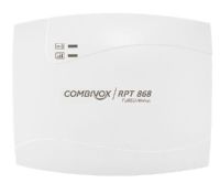 Marchio: COMBIVOX. Articolo: RIPETITORE RPT-868 PRO CTW. Ripetitore wireless per centrali Combivox predisposte al sistema CTW (Combivox Turbo Wireless). Compatibile con tutti i dispositivi wireless: rivelatori, radiocomandi e sirene e moduli domotici della linea Combivox Turbo Wireless (CTW). Alimentazione 12V e batteria tampone (autonomia 24H). Tre frequenze di funzionamento (modalità di CAFS - Combivox Automatic Frequency Shift). Funzionamento a singola frequenza o a frequenza multipla con ricerca del canale. Segnalazione della condizione di accecamento del segnale radio (jammer). Led di segnalazione canale radio utilizzato e trasmissione segnale radio. Led di segnalazione intensità del segnale radio e stato di alimentazione (12V o batteria tampone). Programmazione dei dispositivi direttamente dasoftware CombiTEC. Dimensioni (L x H x P in mm): 165 x 134 x 41.