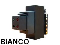 Marchio: COMBIVOX. Articolo: Modulo termostato bianco con IR. Modulo termostato per la gestione della climatizzazione tramite centrali predisposte alla domotica (necessita di almeno una tastiera Simplya). Versione da incasso per adattatore RJ45; collegamento su BUS RS485. Questa versione è dotata di trasmettitore infrarosso per il controllo di condizionatori, tramite preventivo apprendimento e registrazione dei codici da telecomando (compatibile esclusivamente con condizionatori dotati di telecomando su cui sono visibili a display le funzioni: temperatura impostata, modalità, velocità ventola, etc.). Dotato di 2 uscite di tipo OC per il controllo ON/OFF di caldaie e valvole termostatiche. Grazie a più moduli termostato è possibile gestire la climatizzazione di uno o più ambienti in impianti di tipo monozona o multizona. La gestione della climatizzazione può essere effettuata tramite tastiera Simplya e Simplya Video anche con programmi orario e tramite APP Simplya Smart e Simplya Cloud.