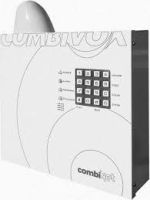 Marchio: COMBIVOX. Articolo: COMBINET IV. Il combinatore telefonico GSM Combinet IV è un combinatore GSM a 5 ingressi (4 di allarme per messaggi fonia e SMS + 1 di blocco locale del ciclo di allarme). 9 numeri telefonici. Programmazione a menù vocale guidato da tastiera in locale e a distanza su rete GSM. 4 uscite O.C. programmabili come telecomandi remoti attivabili a menù vocale con messaggi di stato personalizzabili. Funzione CLIP per attivazione uscita tramite squillo a costo zero da un max. di 32 numeri. Interrogazione a distanza con risposta vocale del dispositivo (stato degli allarmi, anomalie, memoria allarme con esito delle ultime chiamate effettuate, credito residuo e data della scadenza in caso di SIM prepagata, livello del segnale). Funzione Combivox Multicontrol. SMS di segnalazione automatica del dispositivo in caso di scarso credito residuo e/o cadenza della SIM prepagata. Blocco da remoto del ciclo di allarme tramite password. 