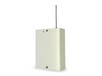 Marchio: COMBIVOX. Articolo: RICEVITORE 868 MHz SATELLITE PER COMBIWIRELESS. Ricevitore bidirezionale su banda 868 MHz da collegare, tramite BUS RS485, al dispositivo Combiwireless per estendere la copertura della portata radio. Dotato di 1 uscita OC e 1 uscita a relè programmabili per attivazioni o associabili a zone della centrale. COD. 61.018 