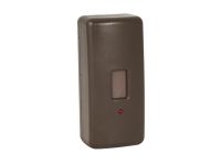 Marchio: COMBIVOX. Articolo: INFRAROSSO TENDA RADIO 868 MHz. Ricetrasmettitore infrarosso passivo perimetrale a tenda su banda 868 MHz. 1 ingresso ausiliario configurabile come contatto NC o per contatto a cordino con conteggio digitale degli impulsi. Il rivelatore è dotato di una particolare maschera e di un'apposita lente, è indicato per la protezione interna di vani finestre o porte. Fascio di copertura da 2 a 5 m. Supervisionato. Batteria a litio in dotazione. Colore marrone. COD. 62.079 