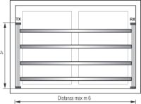 Marchio: DIAS. Articolo: 5110B. Barriera come 5100B, ma con contatto antirimozione.