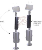 Marchio: DIAS. Articolo: PTX-IN-75SW. Barriera a raggi infrarossi Quad incrociati e codificati, basso assorbimento per utilizzo con sistemi senza fili, portata m 75 in esterno.