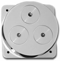 Marchio: DIAS. Articolo: S110-12. Maxi diffusore 12Vc.c., 300mA, 115dB, con 3 suoni selezionabili, mm 92x92x34 altezza.