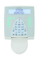 Marchio: DOMOTEC. Articolo: KRISTALL 651. Tastiera LCD display grande con 8 LED zona