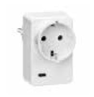 Marchio: ELKRON. Articolo: PM600. Presa 230VCA 16A con misura. 