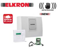 Marchio: ELKRON. Articolo: KIT ANTINTRUSIONE MP500/8. Kit composto da 1 centrale MP500/8 + 1 tastiera KP500D/N + 1 intesi vocale SV500/N 