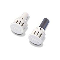 Marchio: HONEYWELL. Articolo: 947-75WH . Contatto magnetico reed da incasso N.C.Un solo adattatore Adatto per i serramenti in alluminioFornito con anello distanzialeutilizzabile anche come spessore Uscita con 2 conduttoriDistanza di lavoro 20 mm Portata 0,5ADimensioni : 20 mm x 42 mm