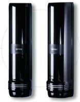 Marchio: OPTEX. Articolo: AX-250PLUS. Barriera a raggi IR a doppio fascio sincronizzato, allineamento ottico semplificato, lente asferica, velocità di interruzione regolabile, AGC, portata m 150 interno e m 75 esterno, custodia IP54 