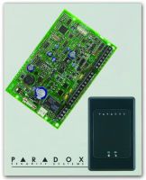 Marchio: PARADOX. Articolo: DGP-KIT210. Kit controllo accessi per centrali DIGIPLEX EVO, comprende 1 lettore di prossimità da interno R870 (Cod. PXTC87A) con portata di lettura fino a cm 10 e 1 modulo ACM12 (Cod. PXDAC12). Fornito in armadio metallico mm 280x280x76. Richiede trasformatore.