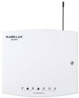 Marchio: PARADOX. Articolo: MG-WR1/86. Ricevitore MAGELLAN per controllo accessi con interfaccia Wiegand. Supporta un numero illimitato di telecomandi portatili MG-REM1 e MG-RAC1. Compatibile con diversi formati Wiegand (incluso lo standard a 26-bit). Controllo accessi per 2 porte con 1 interfaccia. Ideale per l'utilizzo in parcheggi e condomini. Per programmazione richiede tastiera 636 o 646. Versione a 866 MHz.