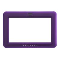 Marchio: PARADOX. Articolo: TM51P. Cover per tastiera TM50 colore porpora.