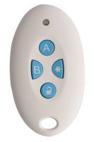 Marchio: SCANTRONIC. Articolo: I-FB01. Telecomando a 4 pulsanti per la sola serie I-ON, con led di segnalazione trasmissione, dimensioni 60(L) x 35(H) x 13(P) mm.