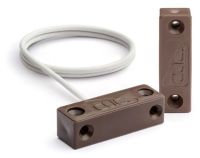 Marchio: TSEC. Articolo: CLS-X-N. Contatto CLIC serie S alta tolleranza, NC, cavetto 50cm 4 conduttori tamper passante, marrone (N) o bianco (W)