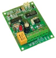 Marchio: UNITEK. Articolo: UTKSPR001. Scheda sensore presenza rete, sensibilità a fonti di tensione Vca o Vcc. Temporizzazione programmabile a ponticelli per ritardare la segnalazione di allarme da 1h fino a 4h. Uscita relè in scambio NA/NC. Il controllo avviene ad esempio collegando all'ingresso il secondario di un trasformatore per le tensioni 24Vca di servizio. 