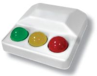 Marchio: UNITEK. Articolo: UTKRO320LB. Ripetitore ottico 12/24 volt 3 led diam. 20 mm. Rosso verde giallo - fisso o lampeggiante con buzzer