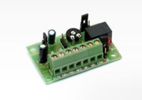 Marchio: VENITEM. Articolo: RTC. Circuito di interfaccia 1 relè 1 scambio 12 Vdc 1 A - led di segnalazione relè attivo. Funzioni: accetta il segnale positivo o negativo e lo trasforma in uscita relè - controlla lo stato di una linea NC o NA, se cambia lo stato della linea si attiva l’uscita relè. Le due funzioni sono permanenti o programmabili con una temporizzazione da 3” a 180”.