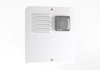 Marchio: VENITEM. Articolo: SE/L600BIF. Sirena Lido LS/LED cop. Bianco calotta Fumè - White/smoke grey lamp.