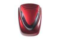 Marchio: VENITEM. Articolo: 20200461. Sirena autoalimentata a 13.8 Vdc con lampeggiante a led, sistema antischiuma-antishock e anti-perforazione. Murano LSP Rosso perlato Cal. Fumè.