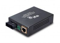 Marchio: ARITECH. Articolo: MC201-1P/1FS. 1-Port 10/100Base-Tx IEEE802.3af Copper + 1-Port 100Base-FX (15Km) Single-Mode FiberUnmanaged Media Converter (SC connector) (1x 15,4W PoE Budget)(0~50°C) - Power 48V DC - Stand-alone. Additional PSU to be ordered: PS48VDC.38A-EU orPS48VDC.38A-UK