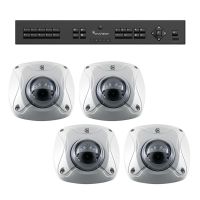 Marchio: ARITECH. Articolo: TVR-1504HD-KW1. TruVision DVR 15HD kit, HD-TVI, TVR-1504CHD-1T x 1, TVW-2401 x 4. Fornito in una comoda confezione TruVision.