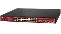 Marchio: ARITECH. Articolo: NS3702-24P-4S-V2. 24-Port 10/100/1000Base-T IEEE802.3at Copper Ports with 4 shared SFP Slots ManagedGigabit Ethernet Switch (24x 15,4W/ 12 x 30,8 W / 380W PoE Budget) and Static Routing (0~50?)