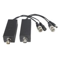 Marchio: DIERRETVCC. Articolo: VH-BA606HD-POC. Balun (ricetrasmittente) POC - 1 canale - Ottimizzato per video HD: HDTVI / HDCVI / AHD - BNC/POC - Distanza massima 400 m (720P/1080P) - Trasmissione e ricezione di video e di alimentazione attraverso il cavo coassiale - 2 unità (trasmettitore e ricevitore)