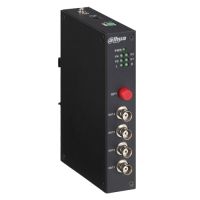 Marchio: DIERRETVCC. Articolo: VH-PFO2410T. Marchiato - Trasmissore ottico di 4 canali - HDCVI - 1080p/720p - Distanza di trasmissione 0~20 Km - Longitudine di onda In/Out 1310nm/1550nm - FC monomodo - RS485 - Metodo di lavoro Half Dual - Alimentazione DC 12 V - Formato guida DIN