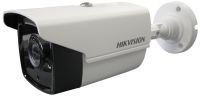 Marchio: HIKVISION. Articolo: DS-2CE16H1T-IT3. Telecamera Bullet Turbo HD 3.0 da esterno/interno IP67 con sensore CMOS progressivo, risoluzione 5MP con 25Fps, ottica 3.6mm (6mm a richiesta, secondo disponibilità), 0.01Lux (0 con LED ON), led EXIR portata fino a 40mt, Day/Night, BLC, menù OSD, uscita video HDTVI, alimentazione 12Vdc<5W, in dotazione staffa di fissaggio
