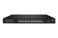 Marchio: UNIVIEW. Articolo: NSW2000-24T2GC-POE. Switch Unmanaged PoE 24 porte - 250 metri 