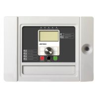 Marchio: ARITECH. Articolo: 2X-F2-S-10. Centrale di rivelazione analogico/indirizzata equipaggiata di 2 loop per la gestione di max. 128 indirizzi per singolo loop per componenti della serie 2000. Interfaccia utente innovativa su LCD grafico con jog dial di navigazione e tasti per la gestione del sistema. La centrale dispone di 3 uscite RS232, 3 uscite USB, ed 1 uscita Ethernet 10/100 Base T. Possibilità di collegamento su rete dedicata RS485 (con modulo network opzionale 2010-2-NB) fino a 16 nodi come centrali 2X-F e pannelli di ripetizione 2X-FR. Memoria di 9999 eventi. . Alimentatore 4A e spazio interno per l'alloggiamento di 2 batterie 12V-7Ah. Versione small cabinet. Certificata EN54-2 e 4 CPD. Dimensioni 410 x 162 x 298 mm