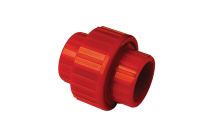 Marchio: ARITECH. Articolo: 9-10915. Raccordo di giunzione ispezionabile in ABS di colore rosso per tubazione diametro 27mm..