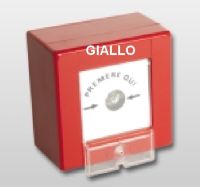 Marchio: COOPER. Articolo: 2470-P-GIALLO. PULSANTE RIPRISTINABILE GIALLO