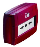 Marchio: DIAS. Articolo: MCP3A-RSF-01. Avvisatore manuale con elemento ad autoripristino, colore rosso, versione da parete.