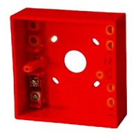 Marchio: NOTIFIER. Articolo: SR1T. Supporto di montaggio di colore rosso.