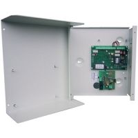 Marchio: NOTIFIER. Articolo: CT2/24 (ACI57D2). Combinatore telefonico di tipo bidirezionale a due canali per segnalazioni su linea telefonica commutata. Menù vocale per programmazione ed utilizzo. Questi può essere programmato e controllato da remoto. Un relè d’uscita e due open collector telecomandabili. Cinque numeri telefonici sul primo canale e quattro sul secondo con 10 secondi di durata messaggio. Selezione a multifrequenza. Alimentazione 24Vcc con assorbimento a riposo di 40mA a riposo ed in allarme di 80mA. Dimensioni: 120mm x 80mm x 20mm.