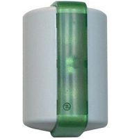 Marchio: NOTIFIER. Articolo: IND-V. Ripetitore ottico d’allarme di colore verde per rivelatori. Tensione di funzionamento di 3,7Vcc. Assorbimento in allarme di 9,5mA. 