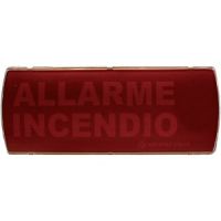 Marchio: NOTIFIER. Articolo: P-ALINC/RU. Pellicola in Policarbonato con la scritta 