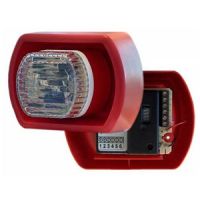 Marchio: NOTIFIER. Articolo: EMA24BRSSR. Sirena elettronica con lampeggiante a 14 tonalità. Potenza acustica massima di 103 dB ad 1 metro. Certificata CPD in accordo alla normativa EN54-3. Alimentazione 9-33Vcc. Assorbimento in allarme di 45mA a tono continuo e massimo volume. Temperatura di funzionamento da -10°C a +70°C. Grado di protezione IP54 o IP66 in funzione della base utilizzata. 