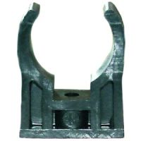 Marchio: NOTIFIER. Articolo: APF-STAF. Staffa di supporto per tubo in ABS pesante, DN 25 di colore nero