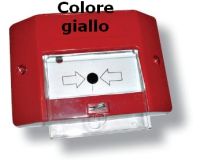 Marchio: UNITEK. Articolo: UTKAPX62EG. Pulsante ripristinabile con chiave compatibile 503- a 2 contatti - giallo - con copertura trasparente