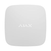 Marchio: AJAX. Articolo: LEAKSPROTECT. Rivelatore di allagamento senza fili, colore bianco.PRESTAZIONILeaksProtect Ajax rileva la presenza di acqua in pochi secondi, ma annulla l'allarme se questa si asciuga. Efficiente, affidabile ed estremamente duraturo.CARATTERISTICHE TECNICHEColore: BiancoTipo di rivelatore: senza filiUtilizzo: in internoPotenza segnale radio: 20mWProtocollo di comunicazione Jeweller 868MHzDistanza max. fra rivelatore e unità centrale: fino a 1.000 metri (in area libera)Intervallo di supervisione: 3 minutiTrasmissione dell’allarme dopo la rilevazione: immediataAlimentazione: 2 batterie AAATensione di alimentazione: 3VDurata della batteria: fino a 5 anniTemperatura di funzionamento: da 0°С a +50°СProtezione antimanomissione: disponibileAllarme per spostamento rivelatore: disponibileUmidità di funzionamento: fino a 100%Grado di protezione: IP65Dimensioni: mm 56 x 56 x 14