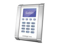 Marchio: COMBIVOX. Articolo: SOHLE WHITE. Tastiera Sohle white con inserti in alluminioTastiera in policarbonato verniciato e profili in alluminio su BUS RS485 compatibile con tutte le centraliCombivox. Display LCD grafico. 4 tasti menù multifunzione per inserimento/disinserimento, esclusionezone, gong, scenari, etc.; microfono e altoparlante per guida utente a sintesi vocale. 1 zona di allarme(NC, NA, SING. BIL.). Sonda di temperatura. Interfaccia utente ad icone. Funzione di campanello vocaledelle zone. Dimensioni (L x H x P in mm): 102 x 156 x 24.